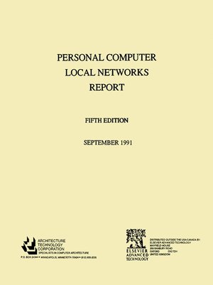 cover image of Personal Computer Local Networks Report